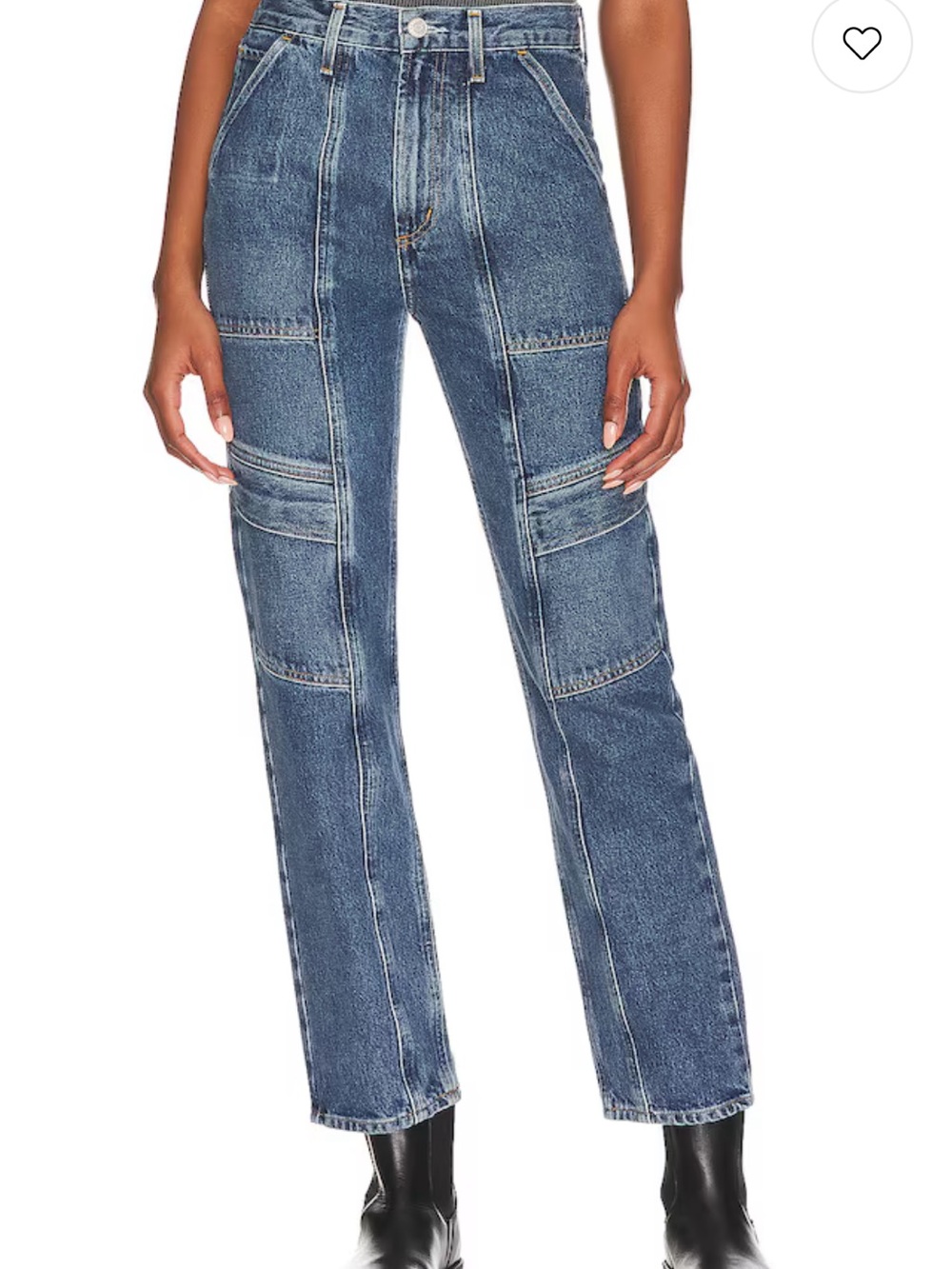 AGOLDE cooper cargo jeans in regulation. - Picture 7 of 8